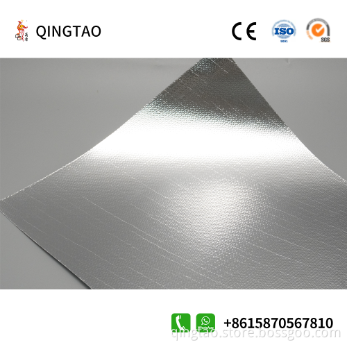 Gray Aluminum Foil Fiberglass Sleeves